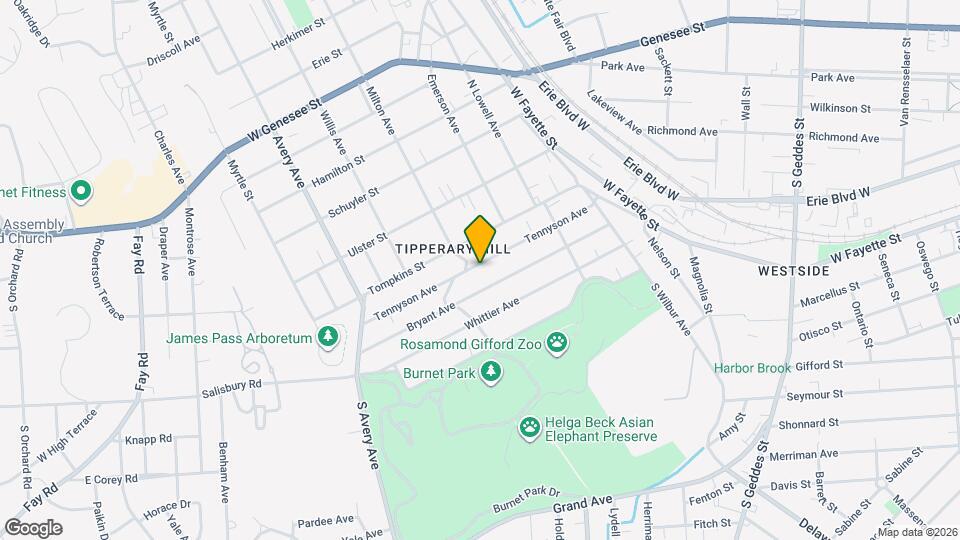 351 Tennyson Ave Mapa y Detalles de la Ubicación