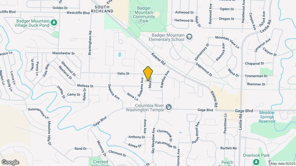 1757 Maui Dr Map and Location Details