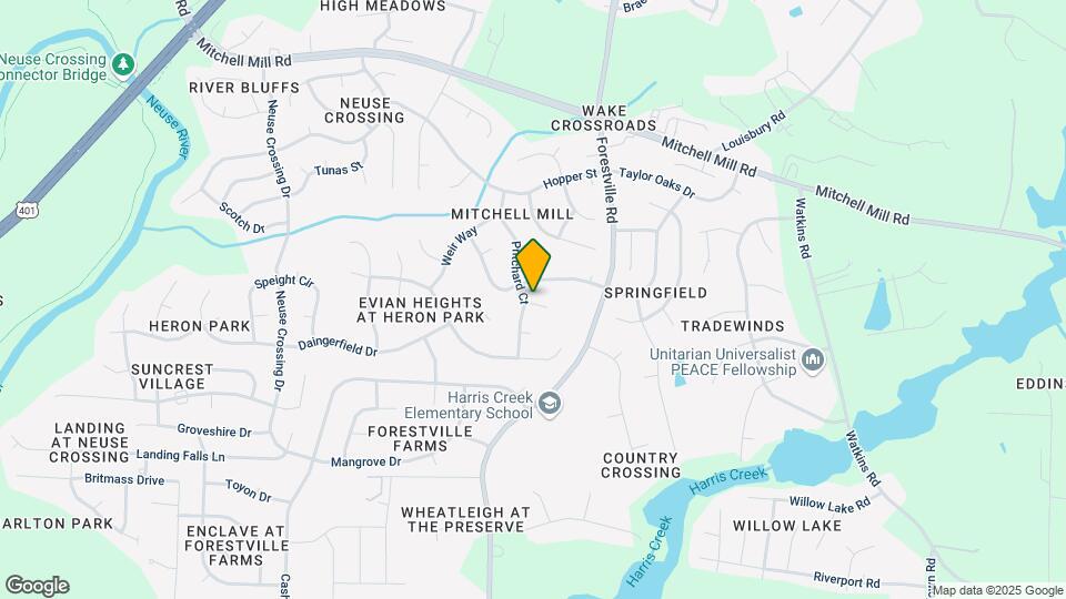 3501 Lownwood Way Map and Location Details
