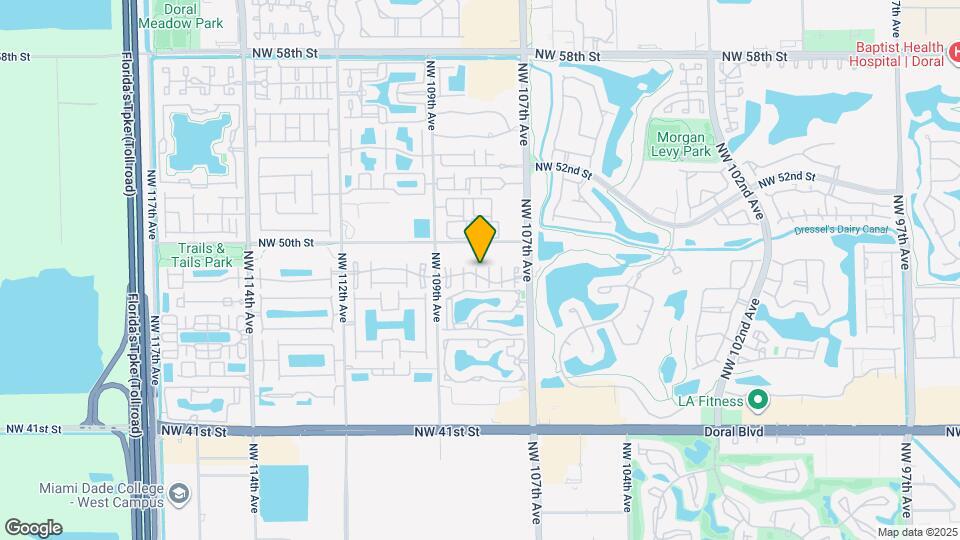 4887 NW 108th Ct Map and Location Details