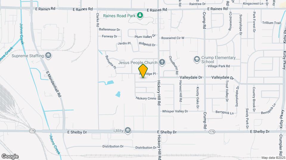 5848 Hickory Shadow Ln Map and Location Details