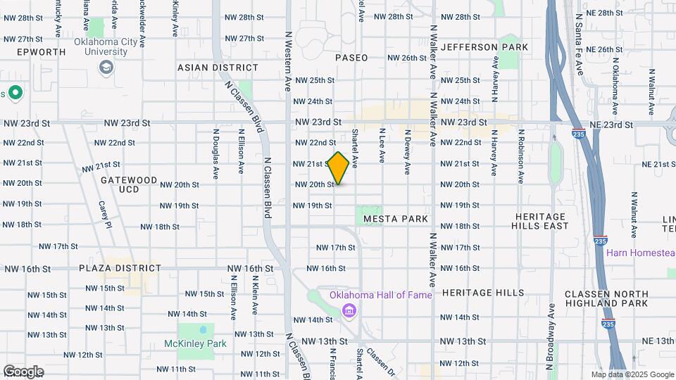 820-822 NW 20th St Map and Location Details