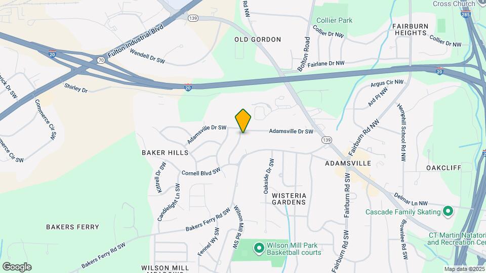 336 Woodstock Dr SW Map and Location Details