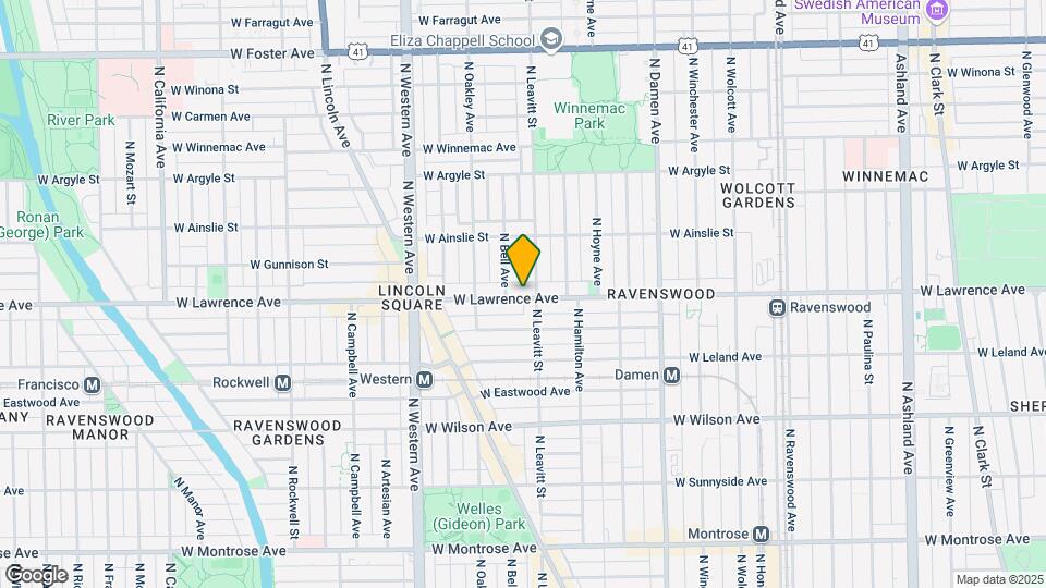 2212 W Lawrence Ave Mapa y Detalles de la Ubicación