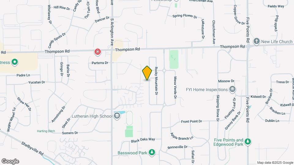 5234 Waterton Lakes Dr Map and Location Details