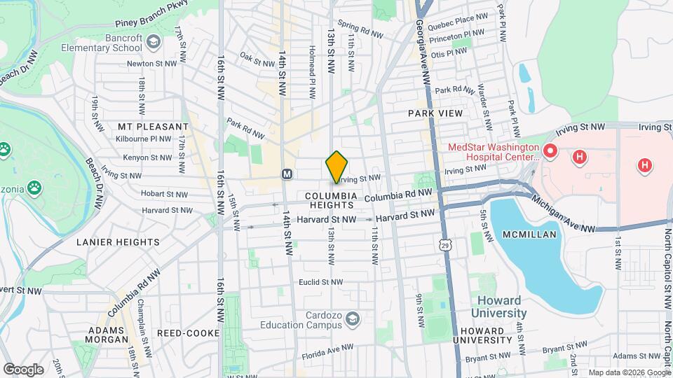 3015 13th St NW Mapa y Detalles de la Ubicación