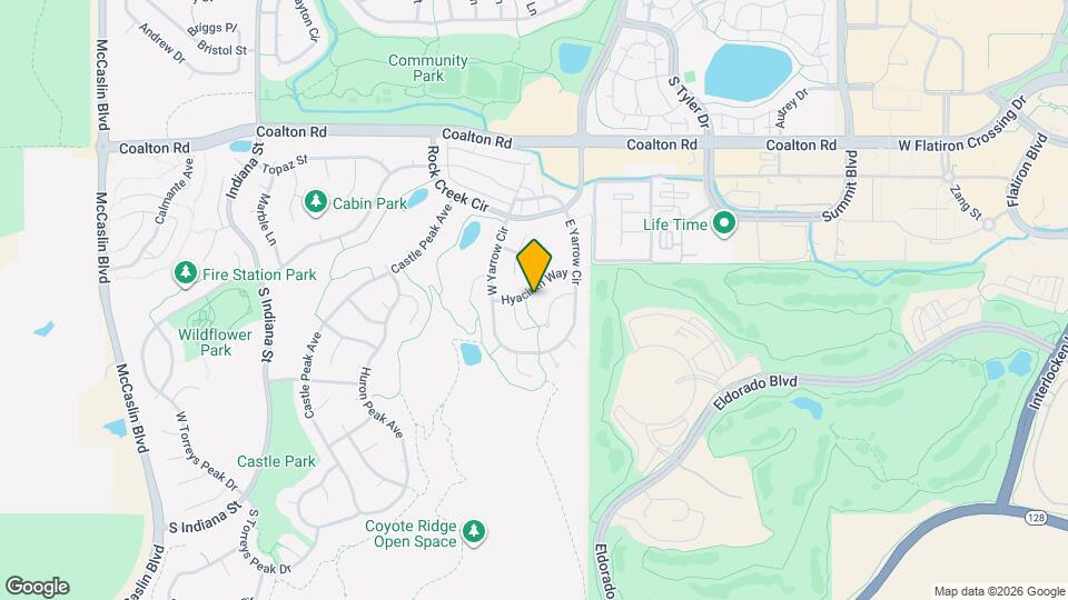 1422 Hyacinth Way Map and Location Details