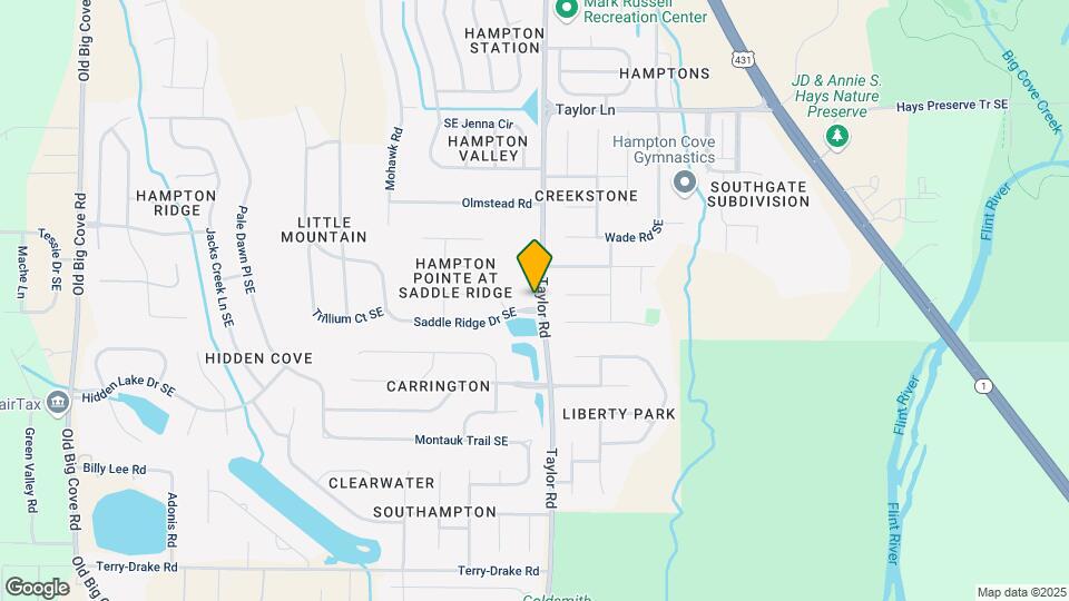 4905 Saddle Ridge Dr SE Mapa y Detalles de la Ubicación