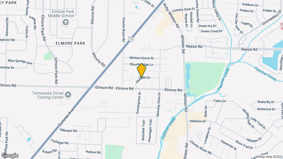 6625 Hartford Dr Map and Location Details