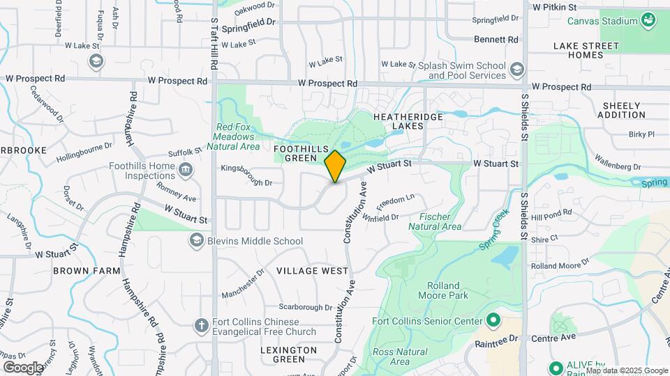 1707 W Stuart St Map and Location Details