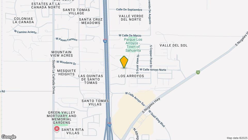 18356 S Avenida Arroyo Seco Map and Location Details