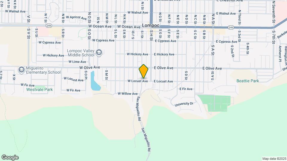 119-119 W Locust Ave Map and Location Details