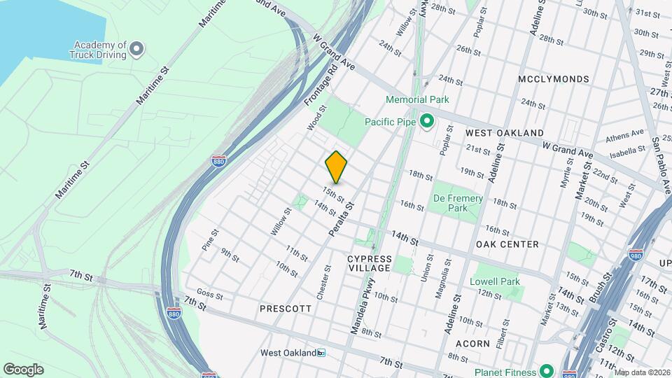 1514 Campbell St Map and Location Details