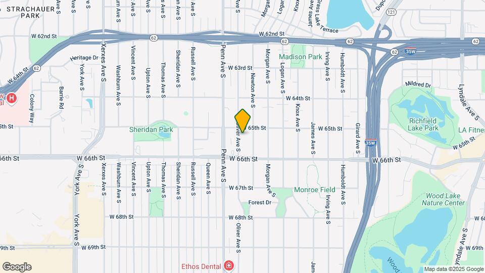 6511 Oliver Ave S Map and Location Details