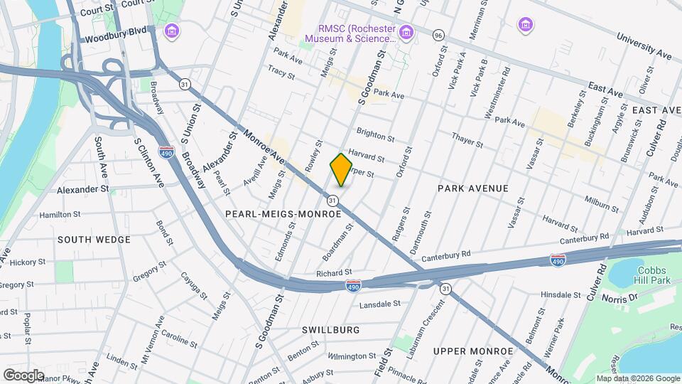 19-21-21 Cornell St Map and Location Details