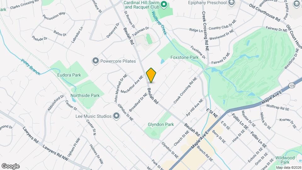 521 Beulah Rd Map and Location Details
