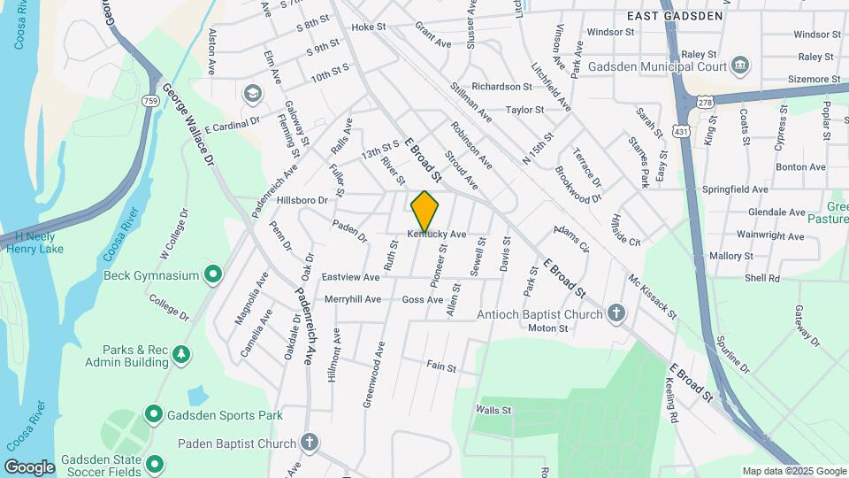 1403 Kentucky Ave Map and Location Details