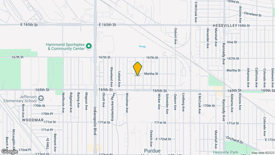 6815 Forestdale Ave Map and Location Details