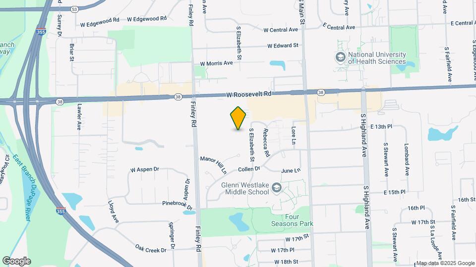 1331 Finley Rd Map and Location Details