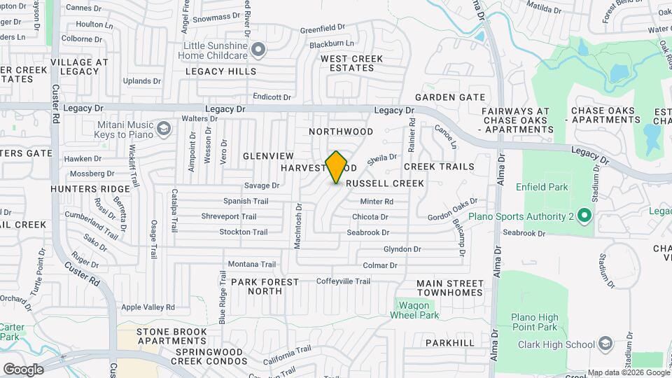 6732 Mantissa Dr Map and Location Details