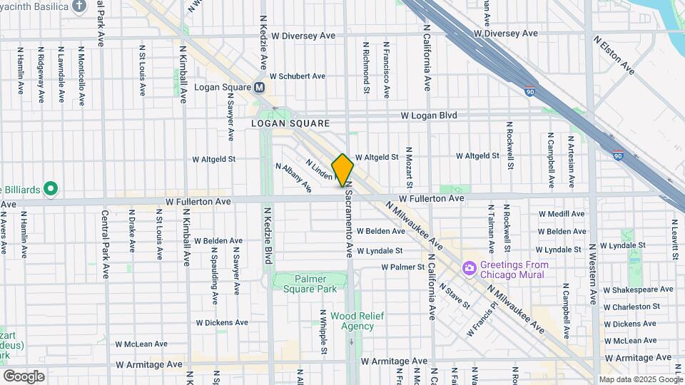 3006 W Fullerton Ave Mapa y Detalles de la Ubicación