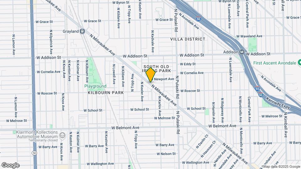3420 N Milwaukee Ave-Unit -Unit 3420-2N Map and Location Details