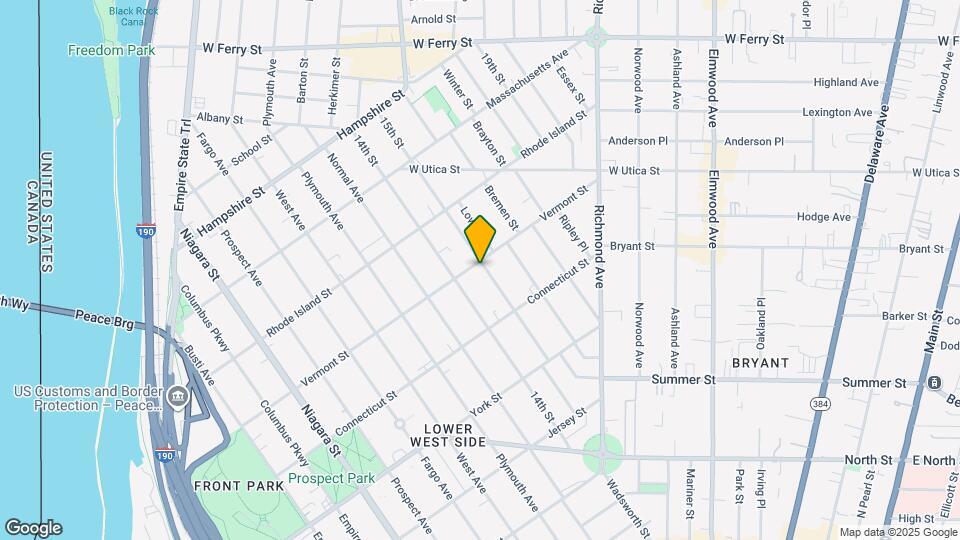 321 Vermont St Map and Location Details