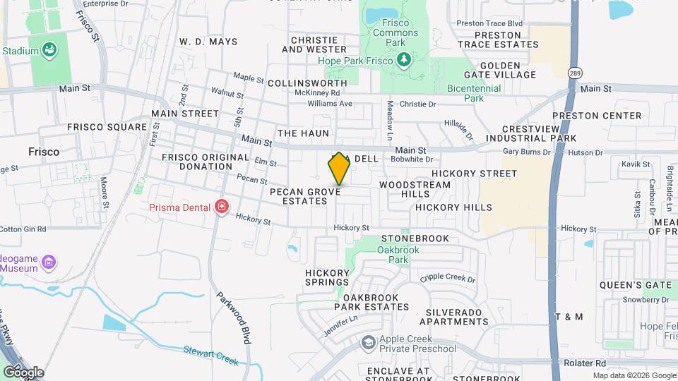 7764 Creekview Dr Map and Location Details