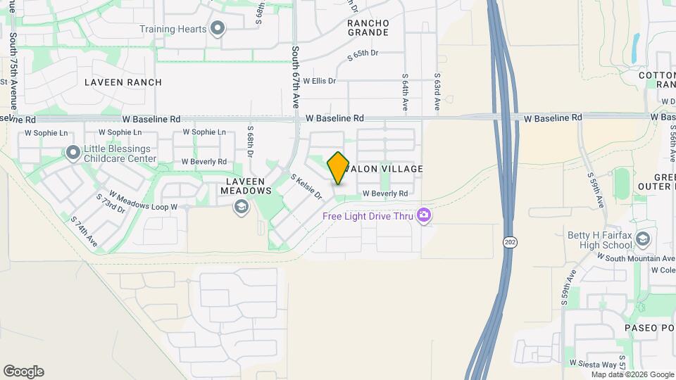 6524 W Desert Ln Map and Location Details