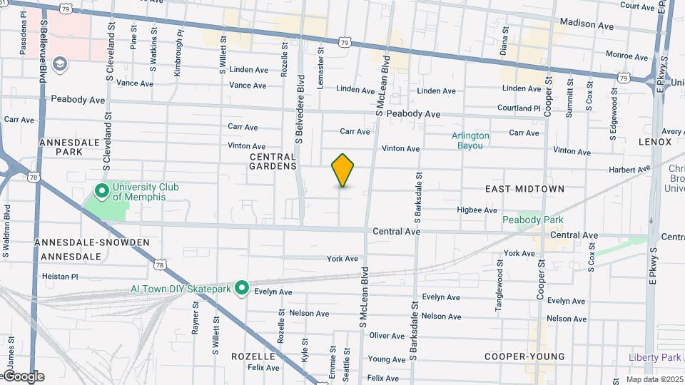 654 Anderson St Mapa y Detalles de la Ubicación