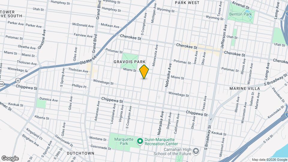 3634 Michigan Ave Map and Location Details