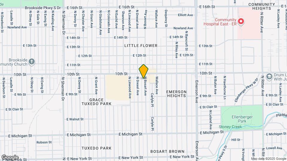 958 N Bosart Ave Mapa y Detalles de la Ubicación