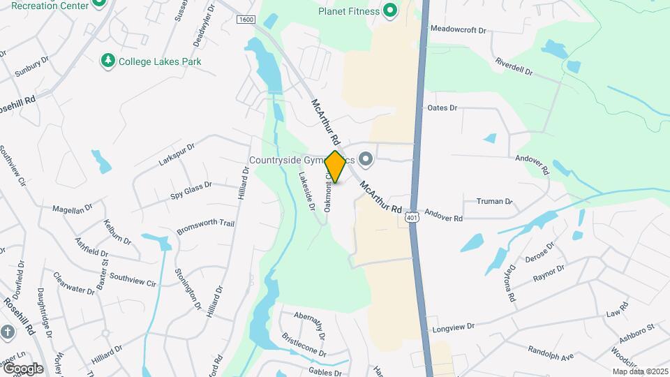 4452 Oakmont Cir Map and Location Details