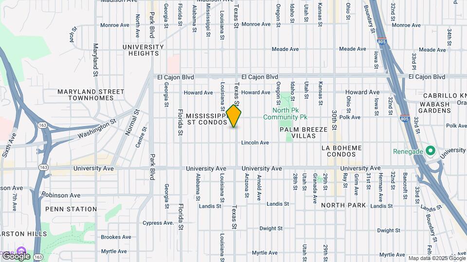 4044 Texas St Map and Location Details