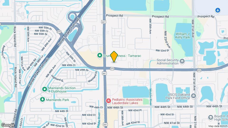 Furnished Studio-Fort Lauderdale - Tamarac Map and Location Details