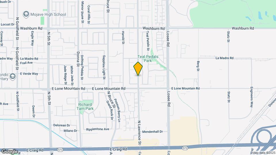 4836 SENSITIVE St Map and Location Details