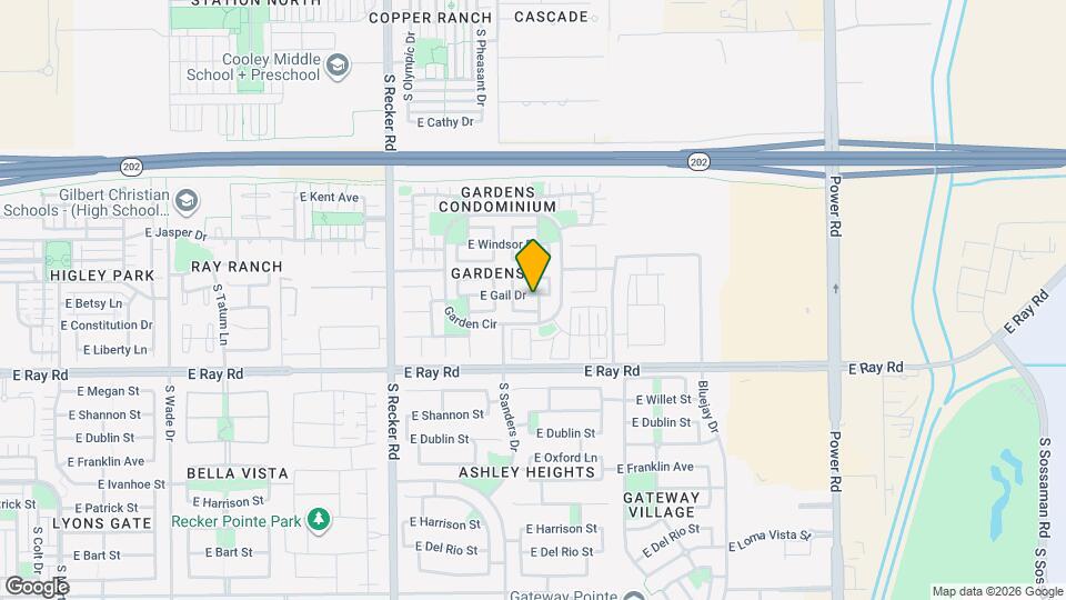 1480 S Avocet St Map and Location Details