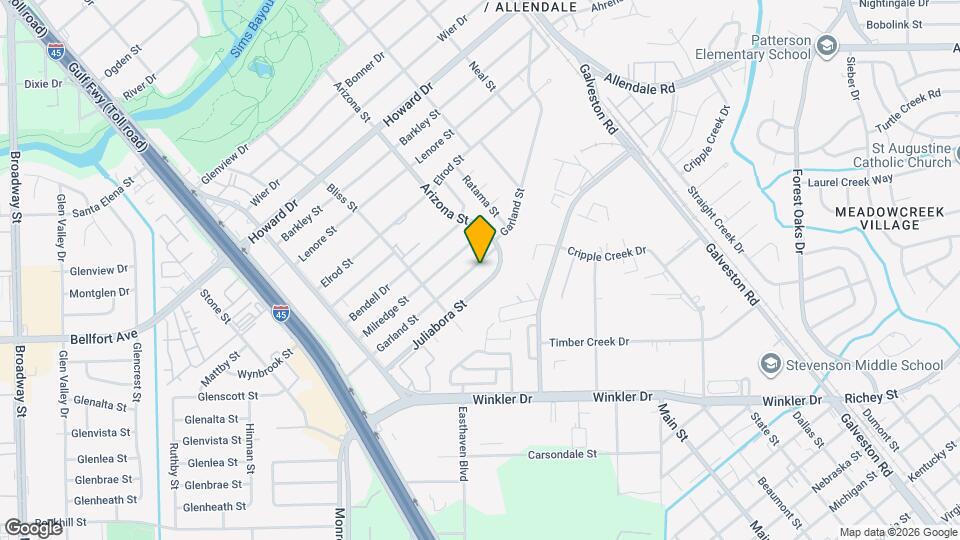 8152 Garland St Map and Location Details