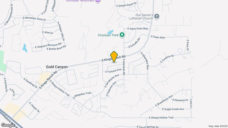 9870 E La Palma Ave Map and Location Details