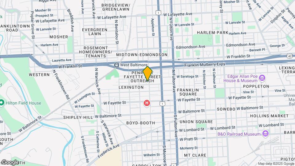 234 N Payson St Map and Location Details
