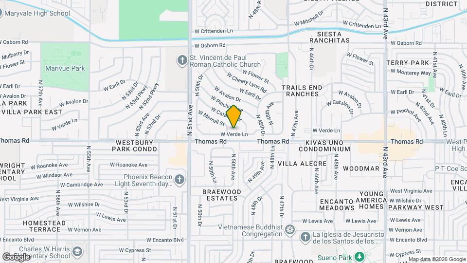 2914 N 49th Ave Map and Location Details