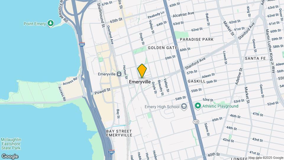 1364 Powell St Map and Location Details