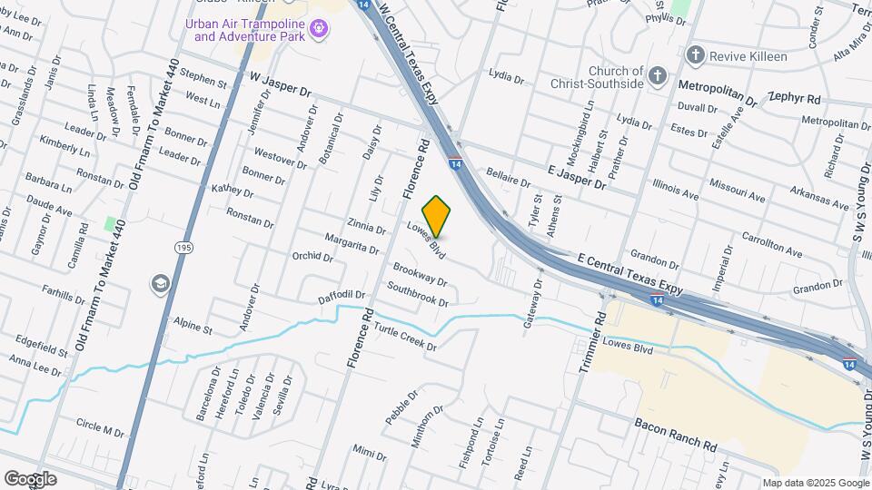 208 Lowes Blvd Map and Location Details