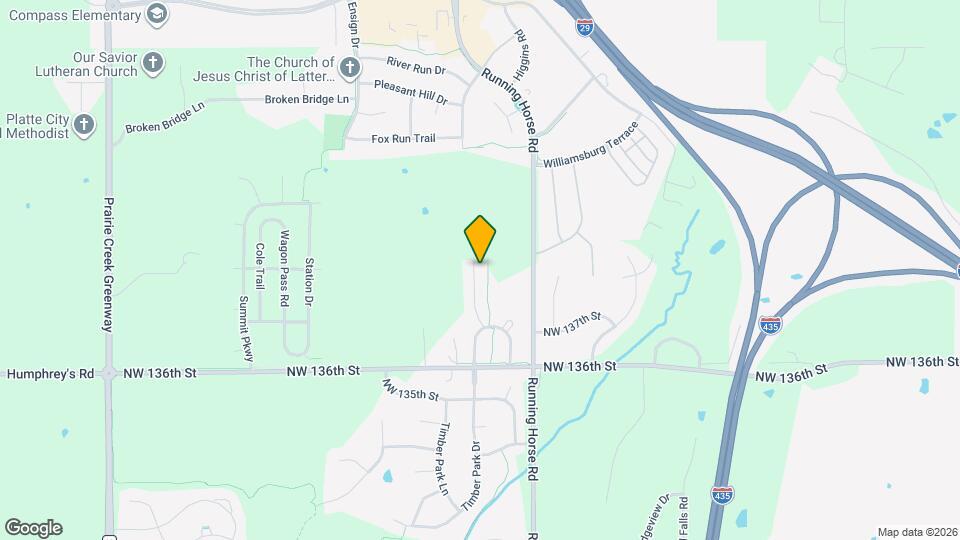 13763 Post Oak Ln Map and Location Details