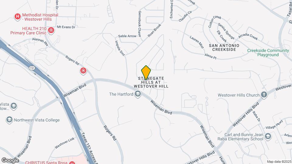 9835 Ramblin River Dr Mapa y Detalles de la Ubicación