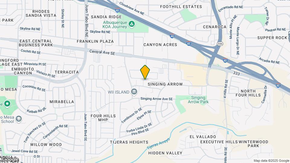 304-313 Whispering Sands SE Mapa y Detalles de la Ubicación