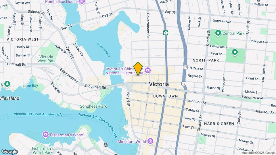 517 Fisgard St Map and Location Details