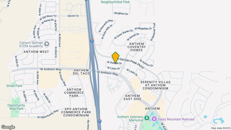 3837 W Ashton Dr Map and Location Details
