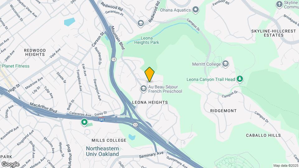 5100 Leona St Map and Location Details