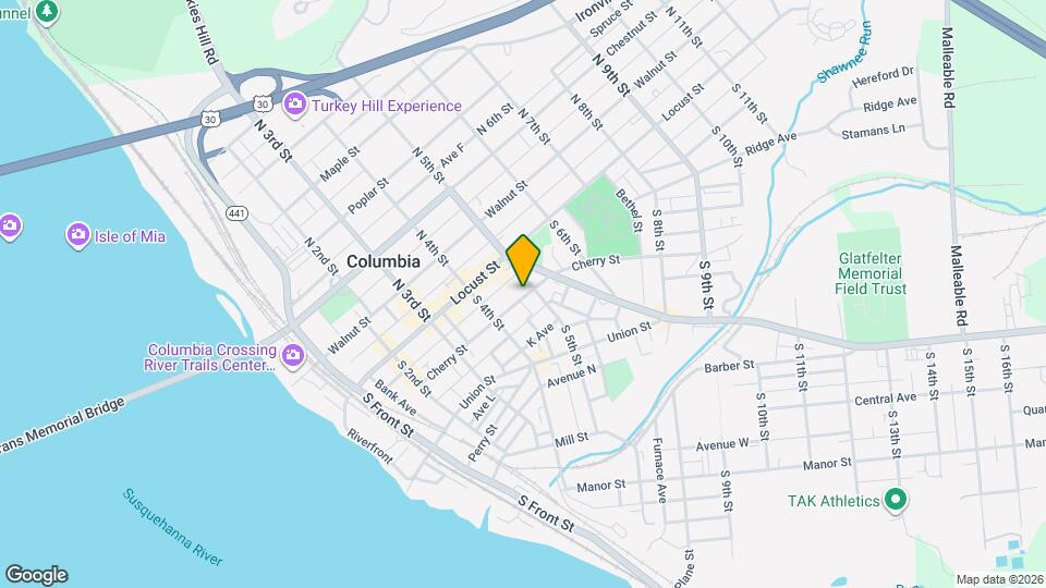 451 Cherry St Map and Location Details